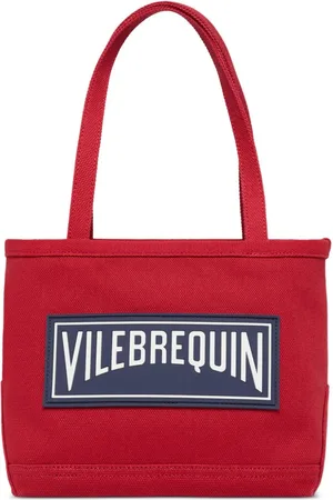 Vilebrequin Logo-appliquéd cotton beach bag