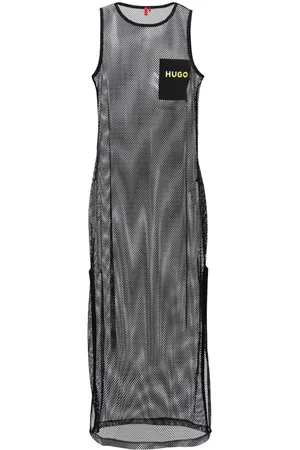 HUGO BOSS Hazel mesh maxi dress