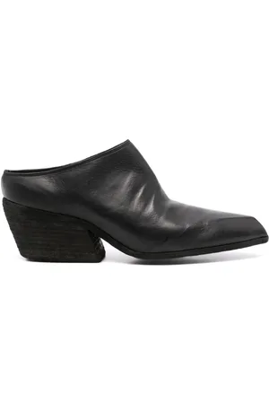 GUIDI 65mm leather slippers