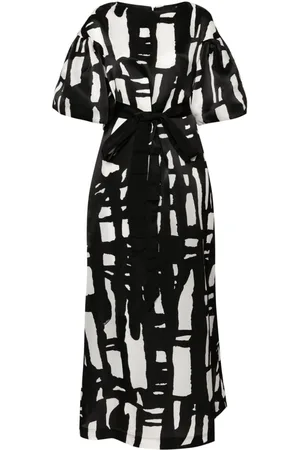 Max Mara Rubiera graphic-print maxi dress