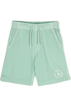 Ralph Lauren Logo-print cotton track shorts