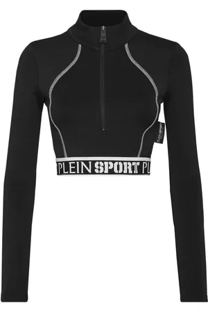 Philipp Plein Logo-underband crop top