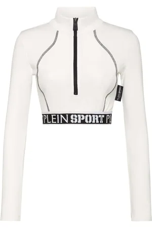 Philipp Plein Logo-underband crop top