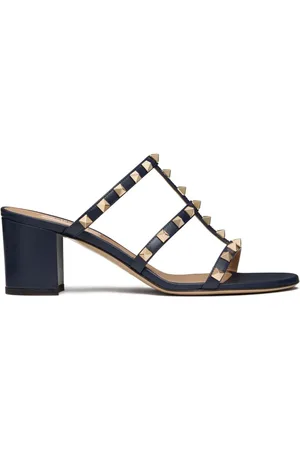 VALENTINO GARAVANI 60mm Rockstud-embellished leather mules