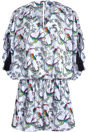 Vilebrequin Feelgood bird-print playsuit