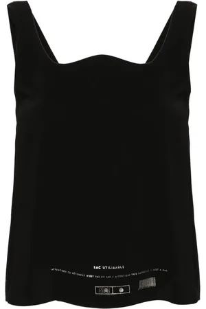 Maison Margiela Sac Utilisable-print technical jersey top
