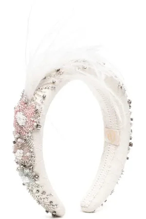Maison Ava Fiorella bead-embellished headband