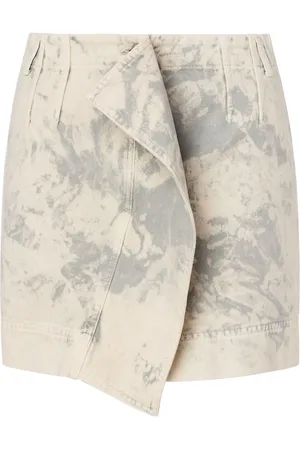 Moschino Asymmetric denim miniskirt