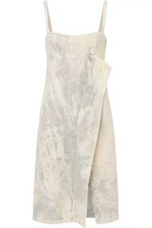 Moschino Ruffled denim dress