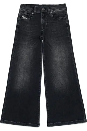 Diesel Mid-rise wide-leg jeans