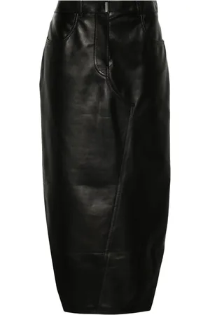 Givenchy 4G-motif leather skirt