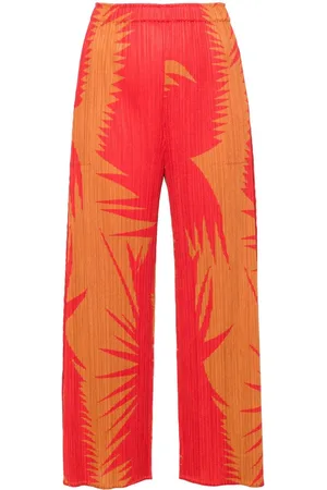 PLEATS PLEASE ISSEY MIYAKE Piquant cropped trousers