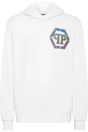 Philipp Plein Embellished logo-print hoodie
