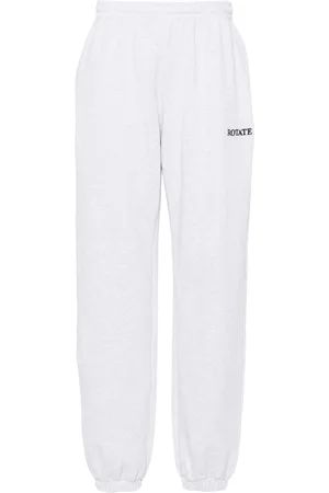 ROTATE Logo-embroidered track pants