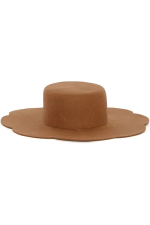 Destree Flat-crown wool felt fedora