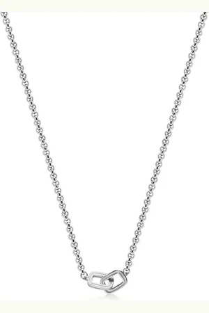 Nialaya Intertwined stainless steel necklace