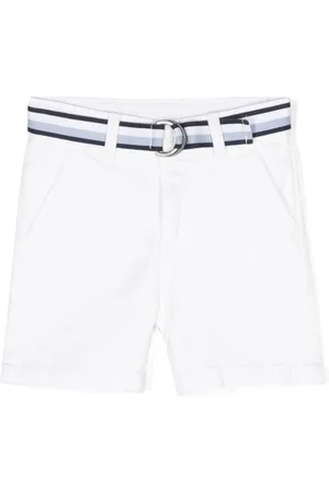 PATACHOU Belted cotton shorts
