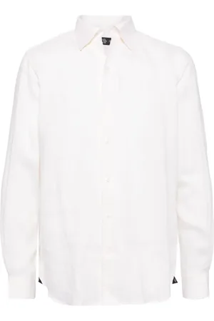 MAN ON THE BOON. Buttoned hemp shirt
