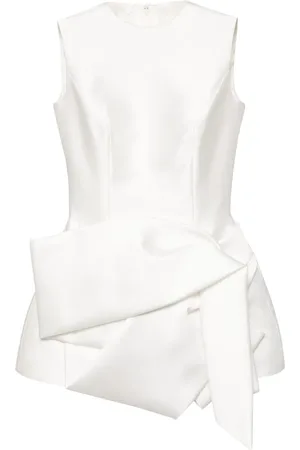 ISABEL SANCHIS Round-neck silk dress