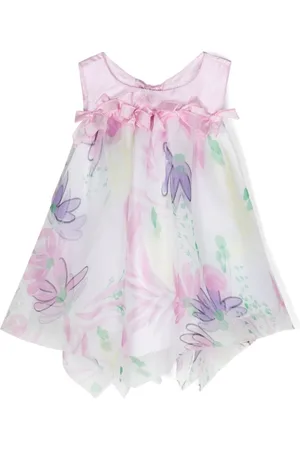 MISS GRANT Floral-print satin dress