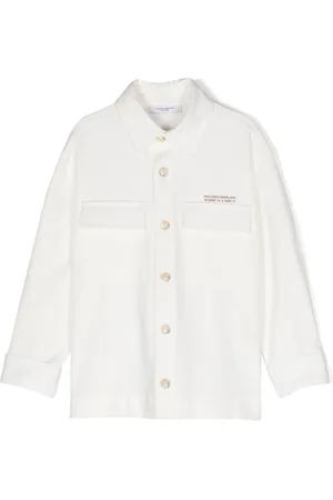 Paolo Pecora Logo-print shirt jacket
