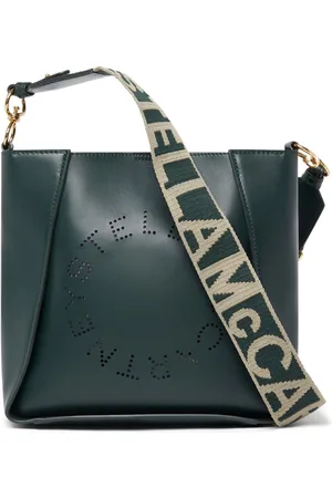 Stella McCartney Mini perforated-logo crossbody bag