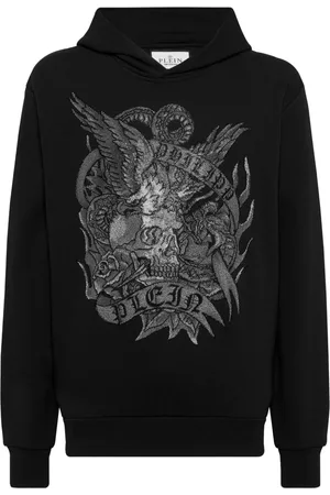 Philipp Plein Crystal Tattoo crystal-embellished hoodie