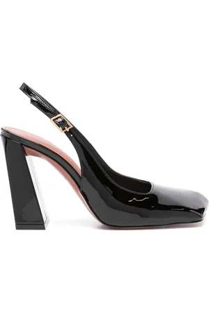 Amina Muaddi Charlotte 95mm slingback pumps