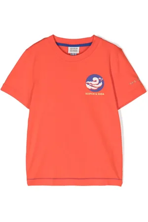 Scotch&Soda Logo-print cotton T-shirt