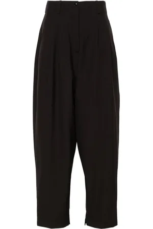Quira Pleated wide-leg trousers
