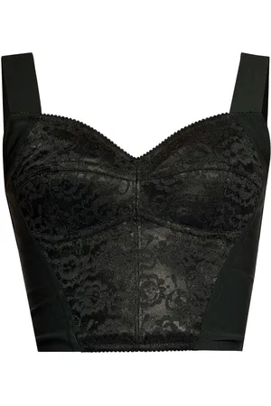 Dolce & Gabbana Lace-trim corset top