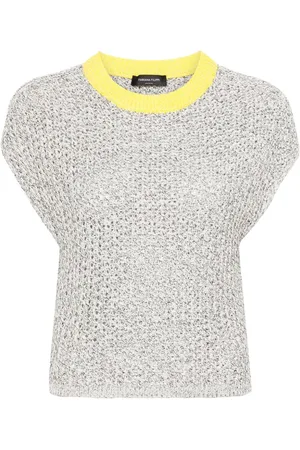 Fabiana Filippi Open-knit sleeveless sweater