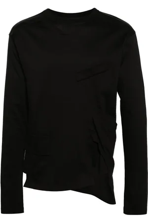 MLGA Deconstructed-design cotton T-shirt