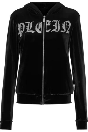 Philipp Plein Logo-embellished zip-up hoodie
