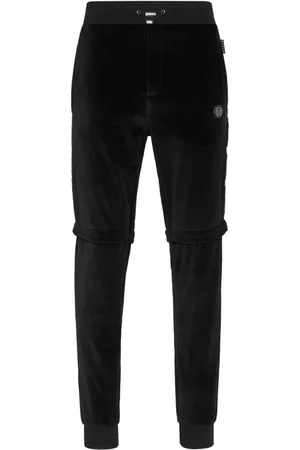 Philipp Plein Button-detail drawstring track pants