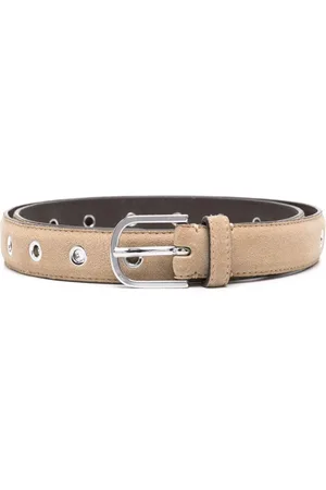 Totême Eyelet-embelishmet leather belt