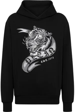 Philipp Plein Crystal Tattoo crystal-embellished hoodie
