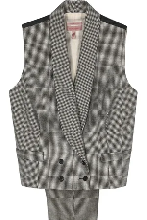 ROMEO GIGLI 19990s houndstooth-pattern suit