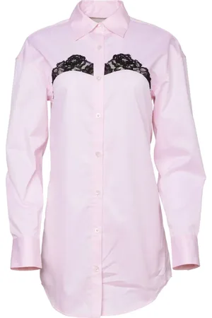 FLEUR DU MAL Poplin shirt dress