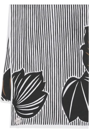 Fendi 2000 striped cotton pareo
