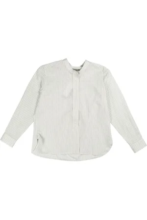 MARGARET HOWELL Stripe long-sleeve shirt