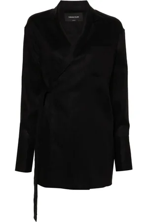 Fabiana Filippi Linen wrap jacket