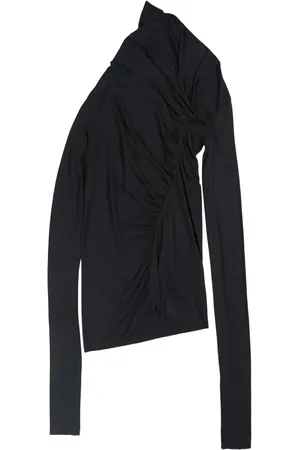Rick Owens Lido Elise asymmetric v-neck top