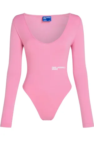 Karl Lagerfeld Logo-print organic cotton bodysuit