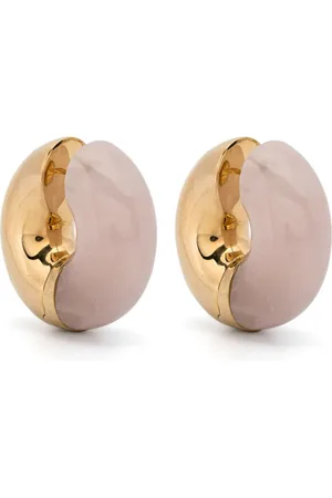 UNCOMMON MATTERS Status two-tone hoop earrings