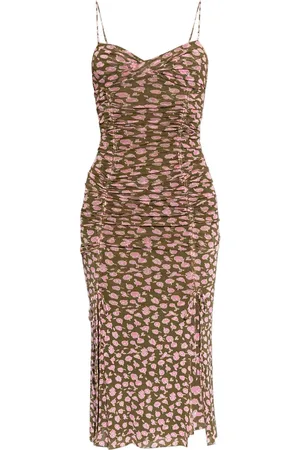Diane von Furstenberg Lester Tiny Rose-print dress