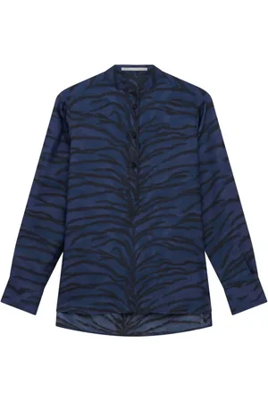 Stella McCartney Tiger-print silk shirt