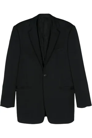 Giorgio Armani 2000s single-breasted striped blazer