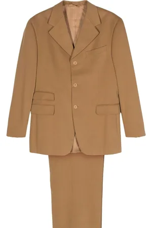 ROMEO GIGLI 1990s single-breasted cotton suit