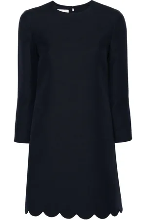 VALENTINO GARAVANI Virgin wool-blend shift minidress
